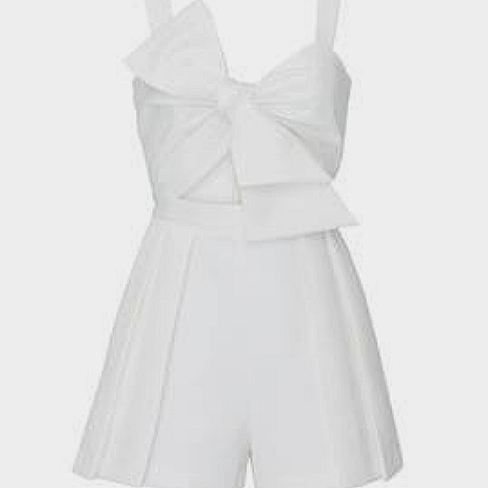 Jay Godfrey White Fernie Romper Size 6